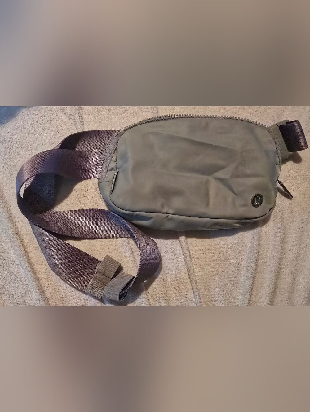 Lululemon Gray Beltbag One Stain And Wear To Logo